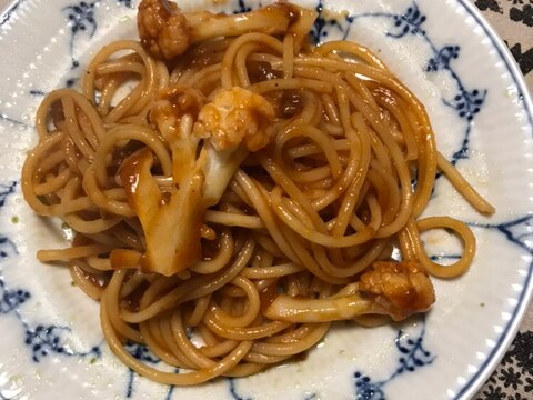 カリフラワーミートソースパスタ